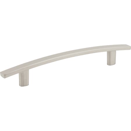 Elements 128 mm Center-to-Center Satin Nickel Square Thatcher Cabinet Bar Pull 859-128SN